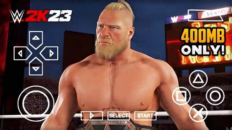 WWE 2K23 PPSSPP – PSP ISO Apk Save Data Texture Download