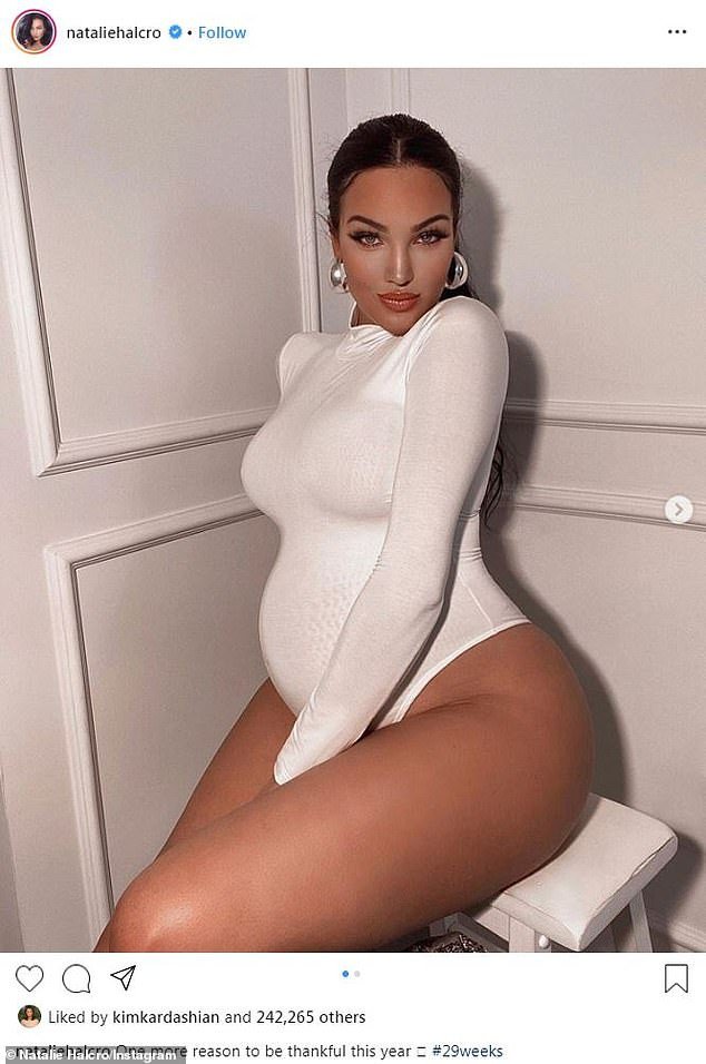 Kim Kardashian's BFF Natalie Halcro announces she's 7-months pregnant (Photos)
