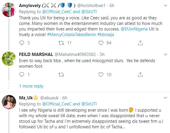 BBNaija's Ceec tackles Twitter users trolling her for showing solidarity to Uti Nwachukwu
